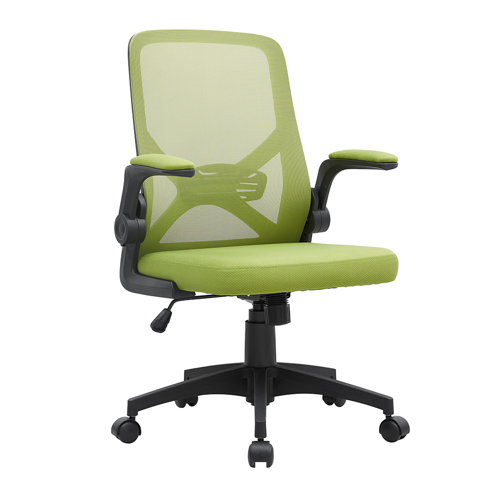 Shinerun Flip Up Armrest Foldable Backrest Back Mesh Chair Ergonomic Desk Chair