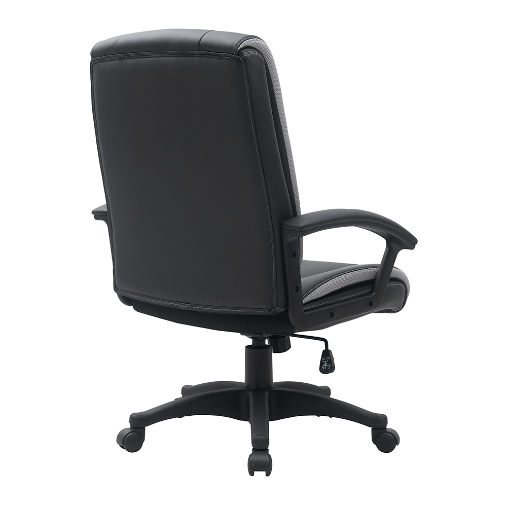 Factory Direct Sale Wholesale Pu Leather Office Chair Mid Back Ergonomic Executive Manager Chair