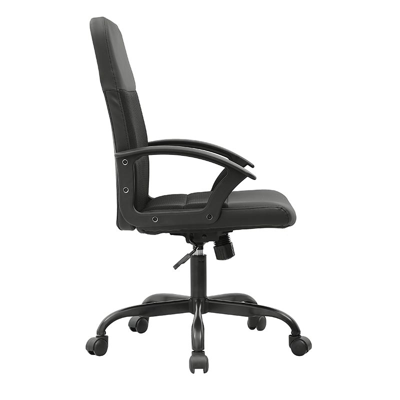 Luxury Cheap Price Commercial High Quality Reclining Middle Back Ergonomic Leather Executive Office Chair
