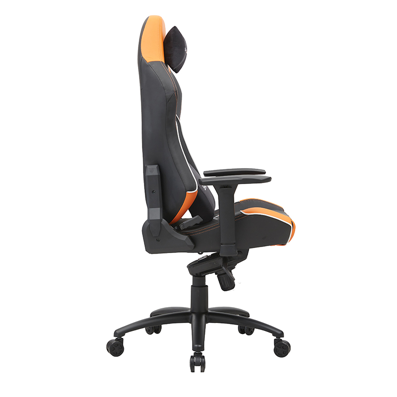 2024 New Design Ergonomic Racing Chair High Back Gaming Chair with Height Adjustable Headrest and Lumbar Support
