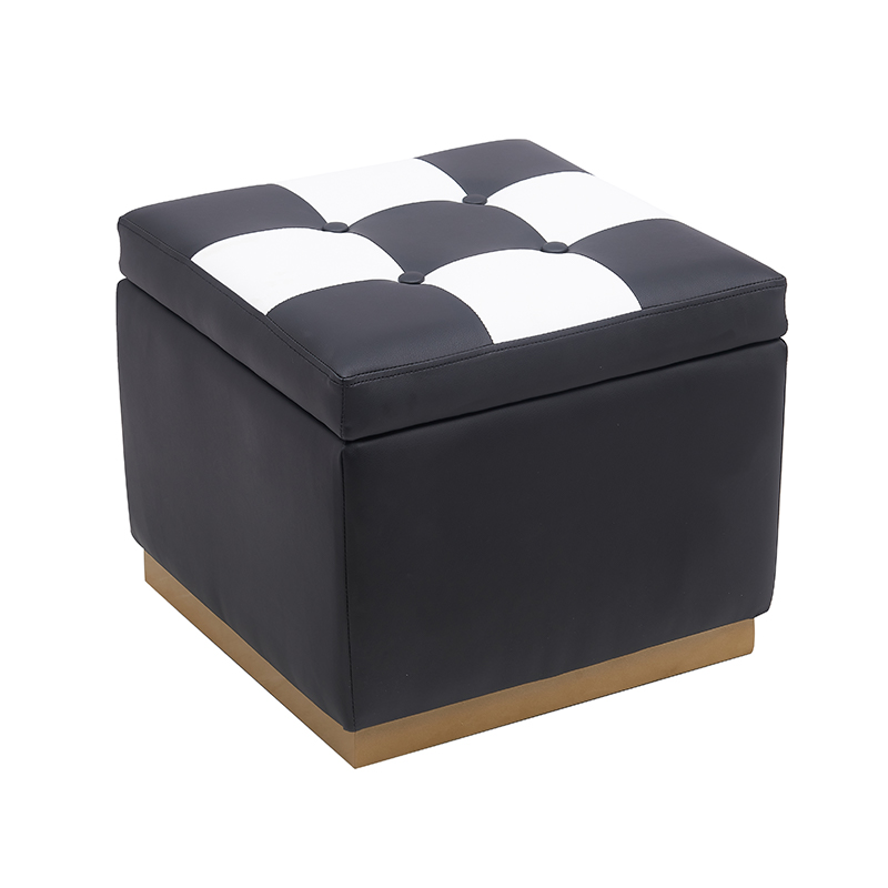SHINERUN Storage Ottoman Foot Rest Stool Small Folding Storage Ottoman