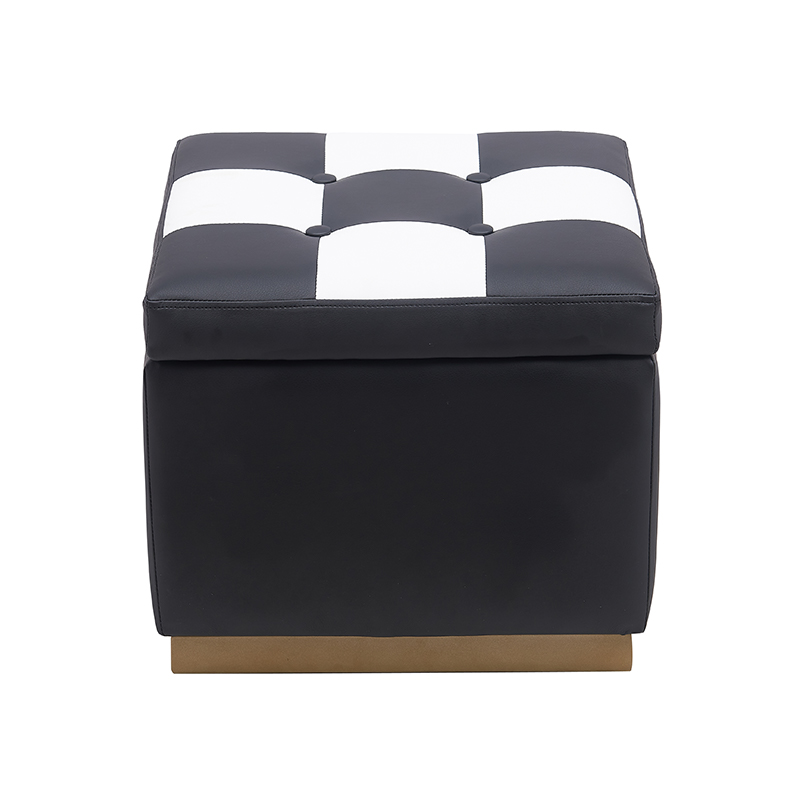 SHINERUN Storage Ottoman Foot Rest Stool Small Folding Storage Ottoman