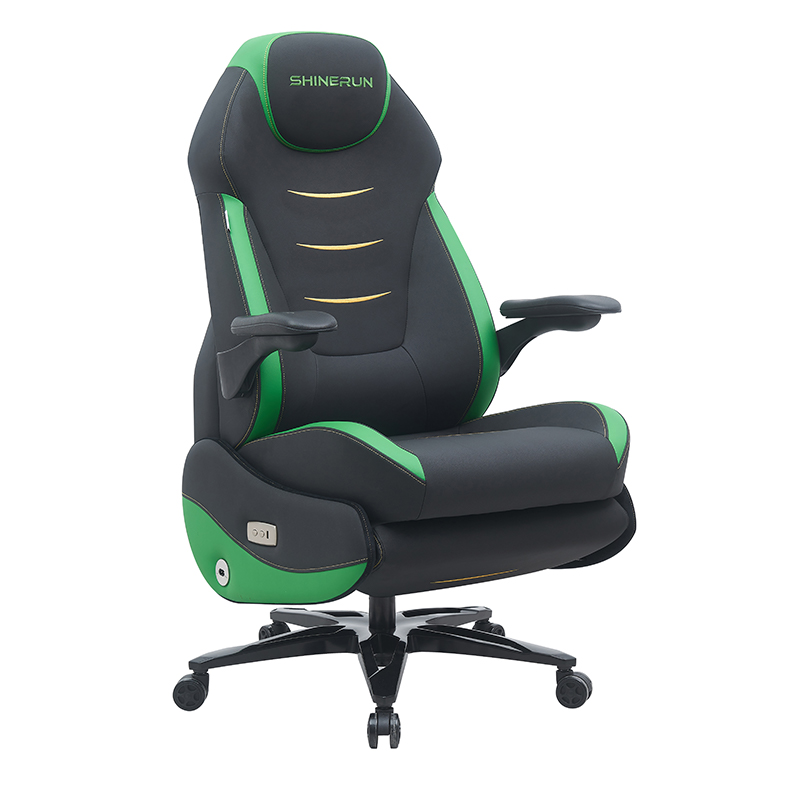 High-Back Electric Reclining Office Chair with Footrest Ergonomic Computer Gaming Chairs with Wheels and Linkage Arms Swivel Rolling Chair