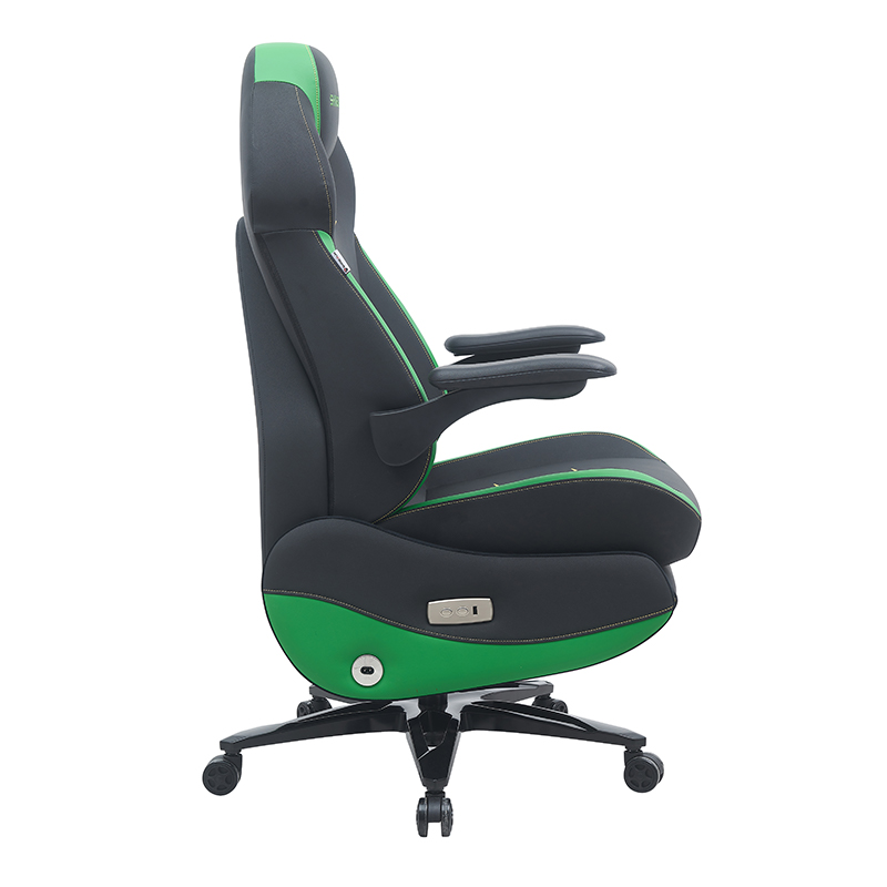 High-Back Electric Reclining Office Chair with Footrest Ergonomic Computer Gaming Chairs with Wheels and Linkage Arms Swivel Rolling Chair
