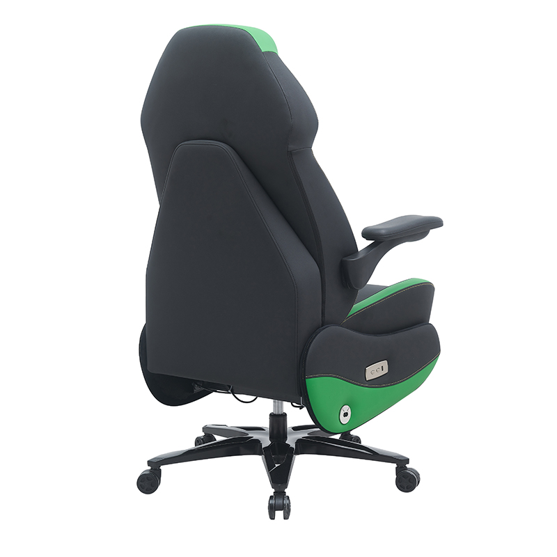 High-Back Electric Reclining Office Chair with Footrest Ergonomic Computer Gaming Chairs with Wheels and Linkage Arms Swivel Rolling Chair