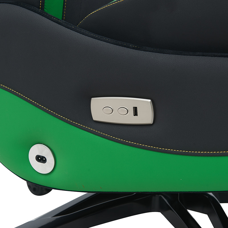 High-Back Electric Reclining Office Chair with Footrest Ergonomic Computer Gaming Chairs with Wheels and Linkage Arms Swivel Rolling Chair