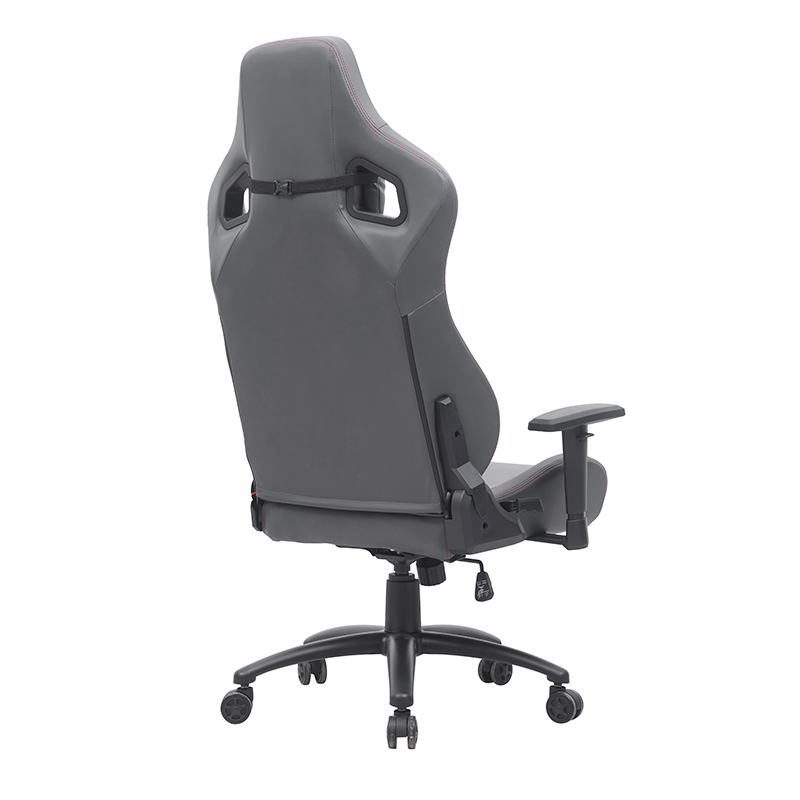 High Back PVC Leather Office Chair Adjustable Gaming Chairs Swivel Racing Chair with Adjustable Armrest