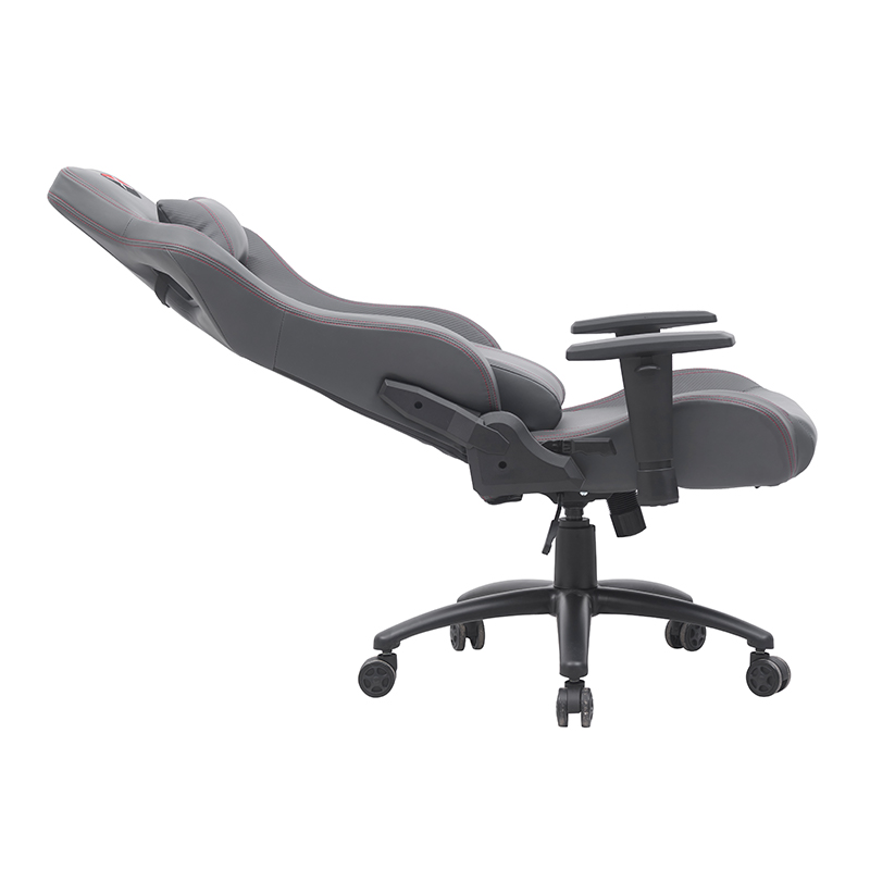 High Back PVC Leather Office Chair Adjustable Gaming Chairs Swivel Racing Chair with Adjustable Armrest