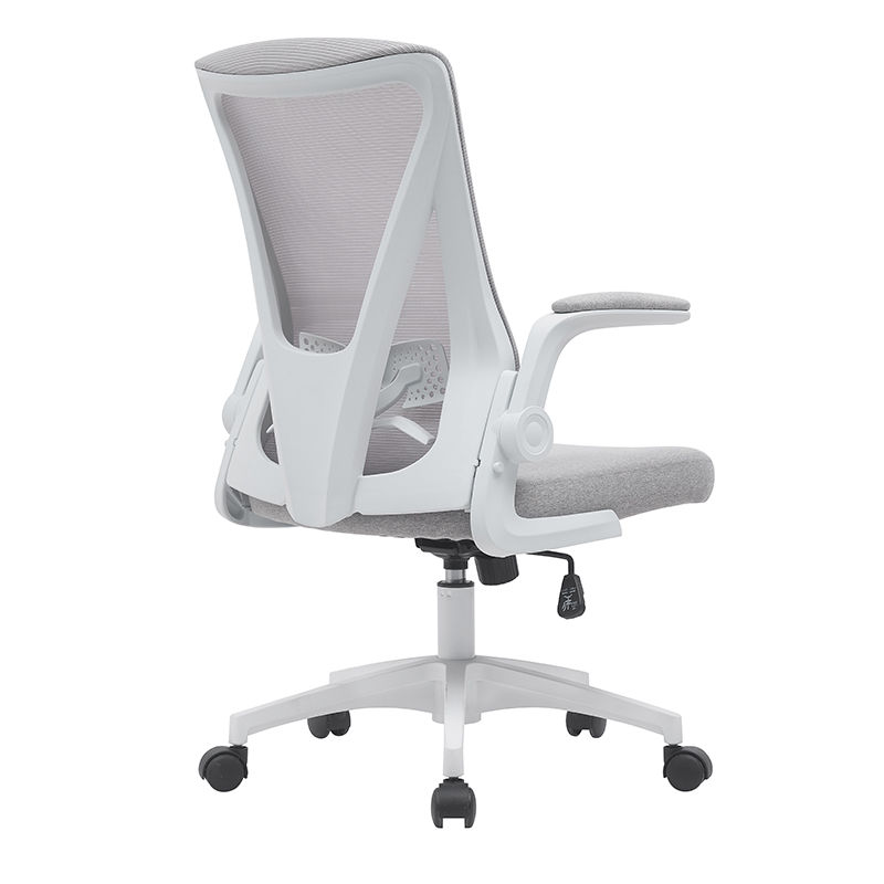Ergonomic Desk Chair Breathable Mesh Chair with Adjustable High Back Lumbar Support Flip-up Armrests