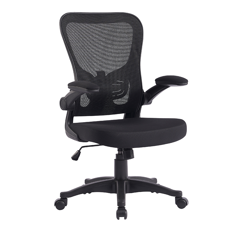 SHINERUN Mesh Office Chair Ergonomic Computer Chair with Flip-up Arms and Lumbar Support