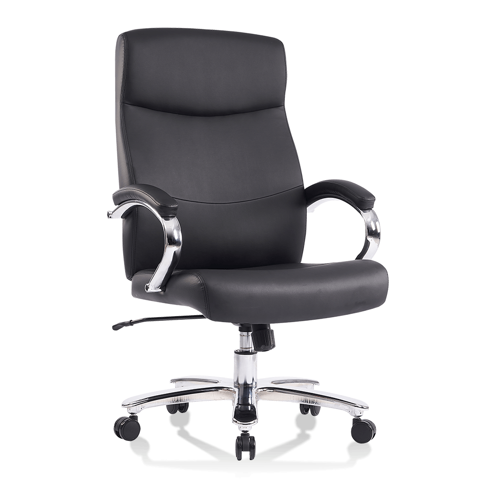 Big and Tall Office Chair 400lbs-Heavy Duty Executive Desk Chair High Back Ergonomic Leather Computer Chair